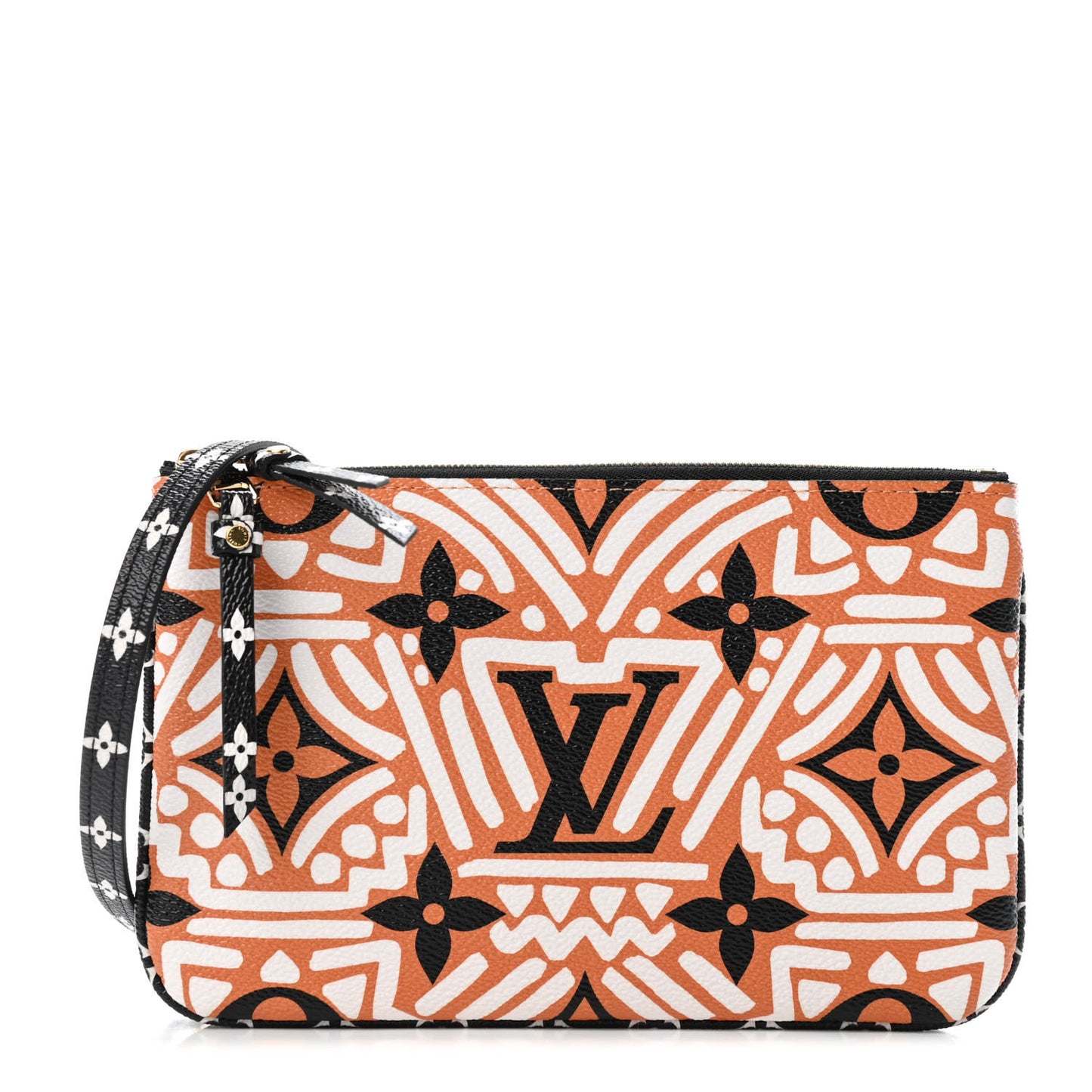 Monogram Giant Crafty Double Zip Pochette Creme Caramel