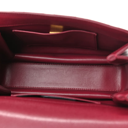 Chanel Caviar Quilted Coco First Flap Burgundy 4 of 9