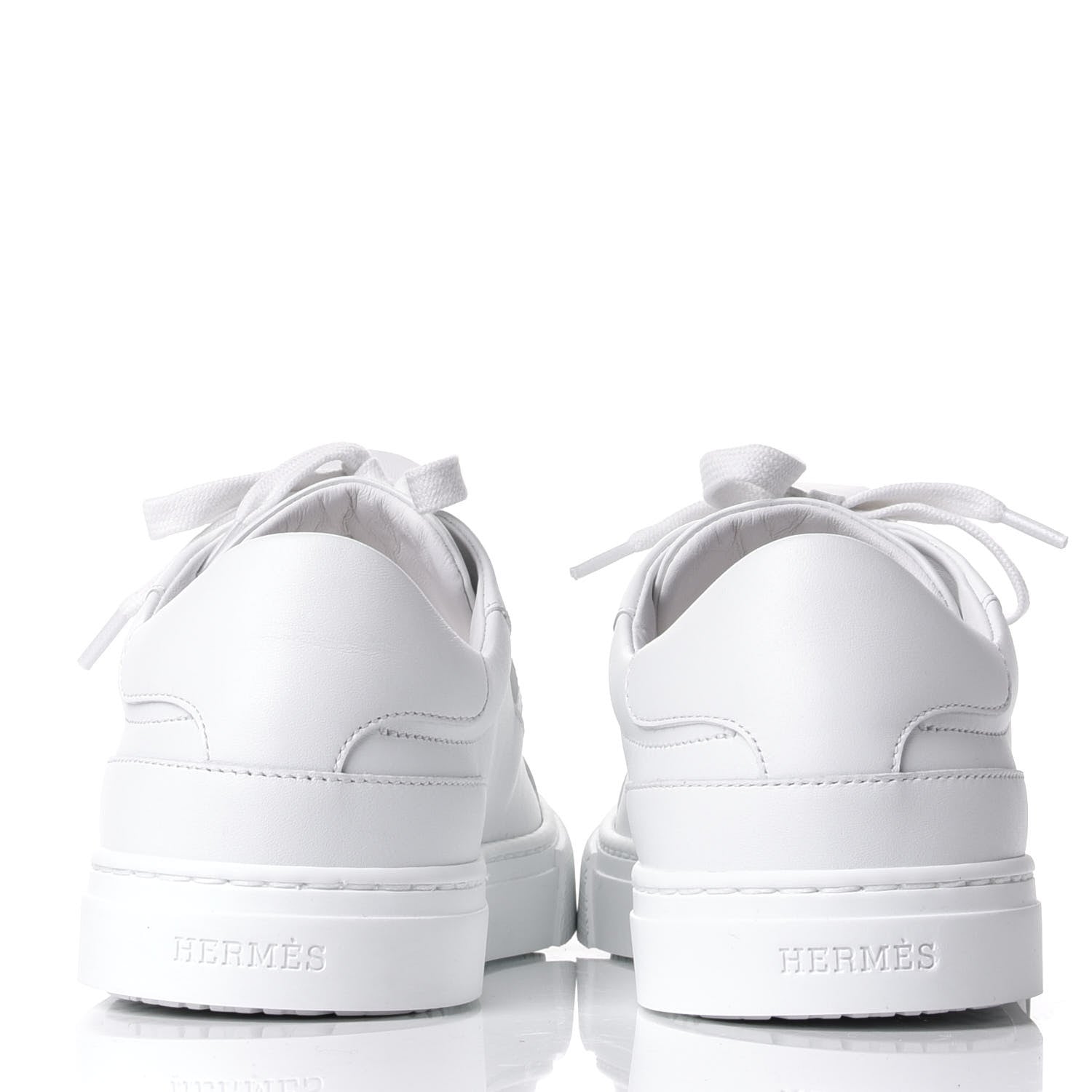 Hermes Calfskin Day Sneakers 37 White 6 of 11