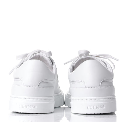 Hermes Calfskin Day Sneakers 37 White 6 of 11