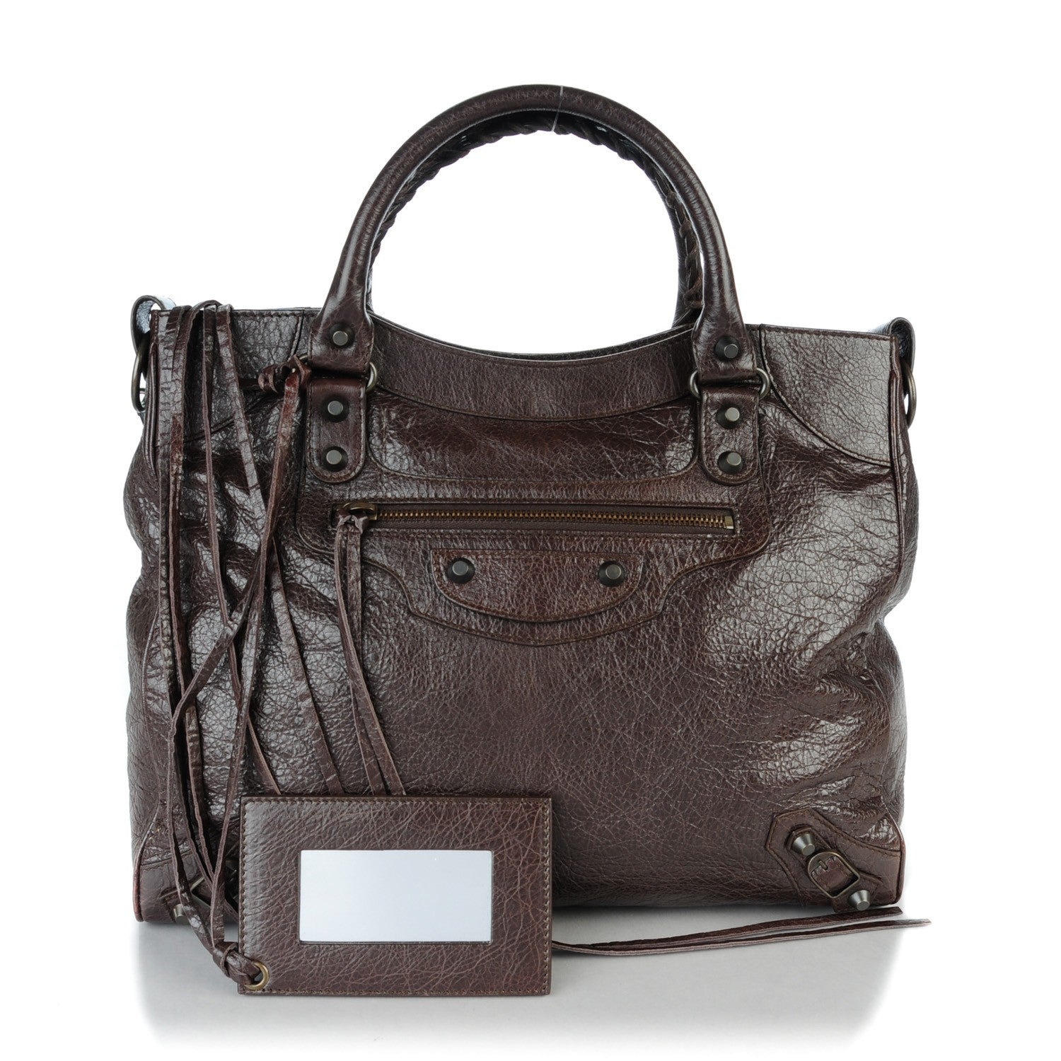 Balenciaga Agneau Classic Hardware Velo Charbon 1 of 11