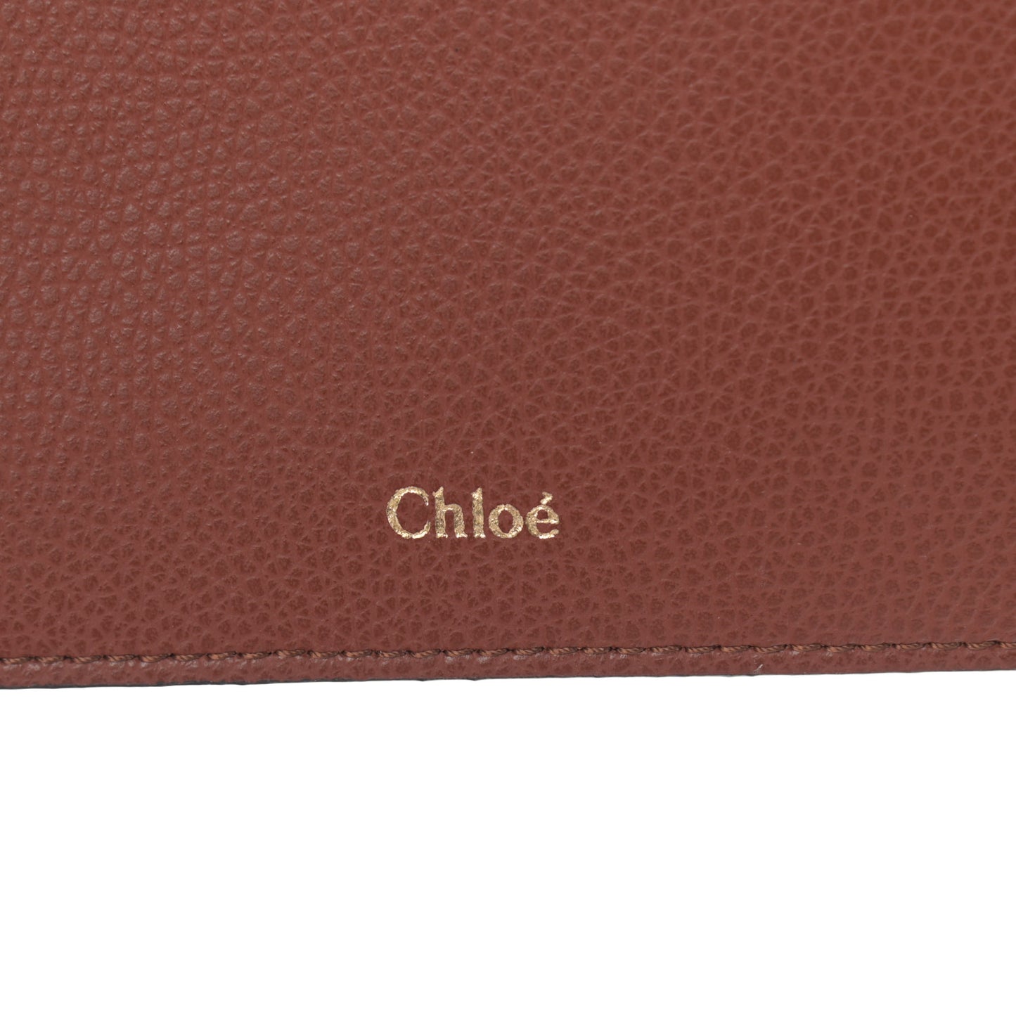 Smooth Grained Calfskin Medium Aby Tote Sepia Brown