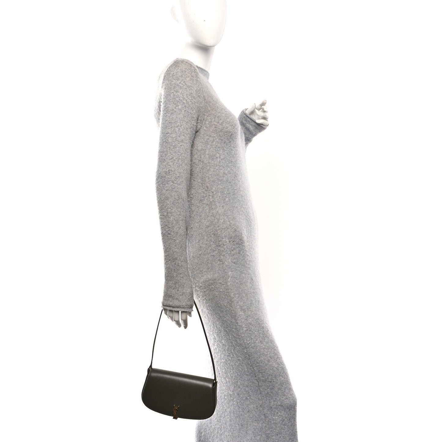 Box Calfskin Mini Voltaire Shoulder Bag Deep Musk