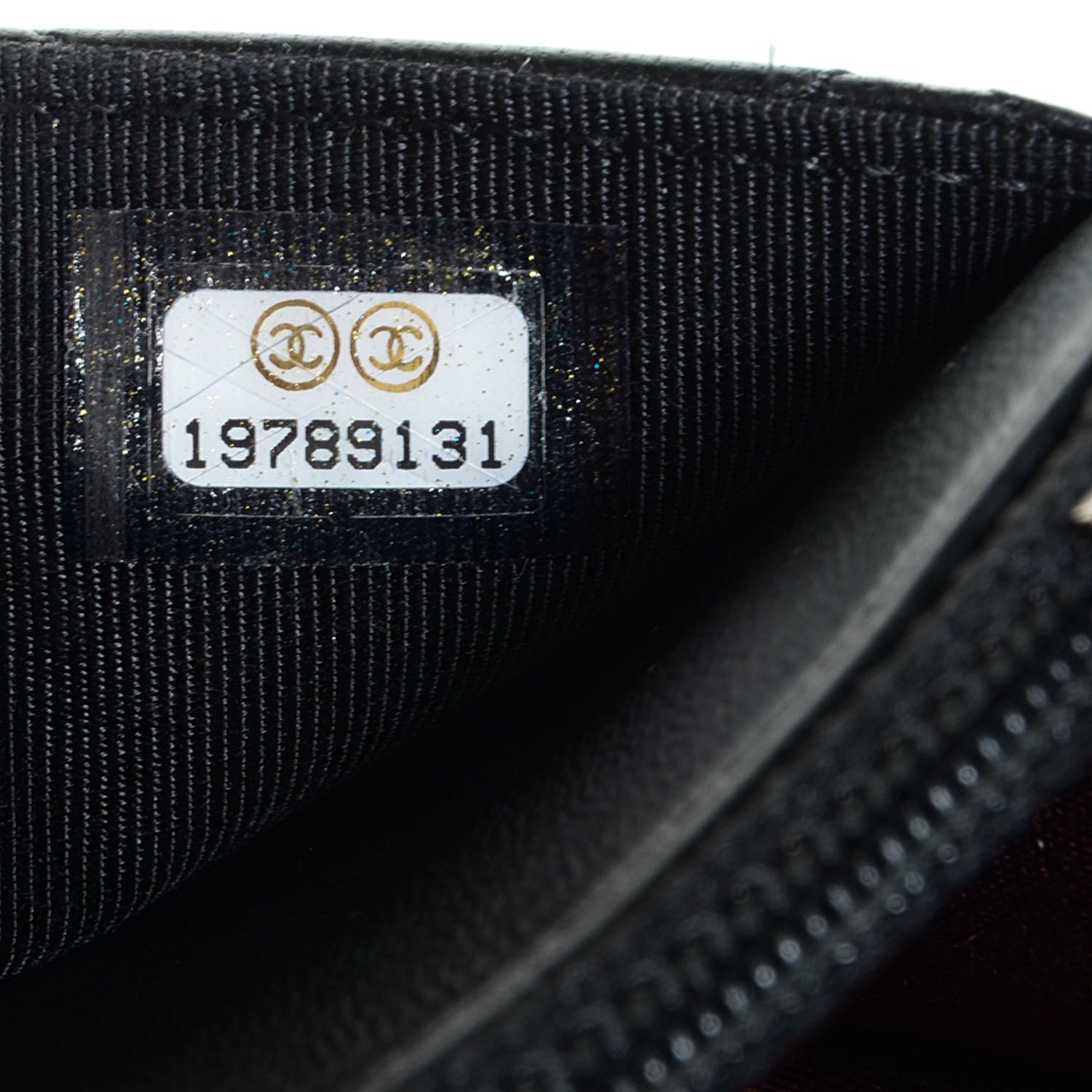 Chanel Lambskin Quilted Wallet On Chain WOC Black 9 of 9