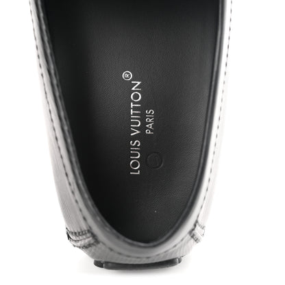 Louis Vuitton Epi Mens Hockenheim Moccasin Loafers 10.5 Black 8 of 10