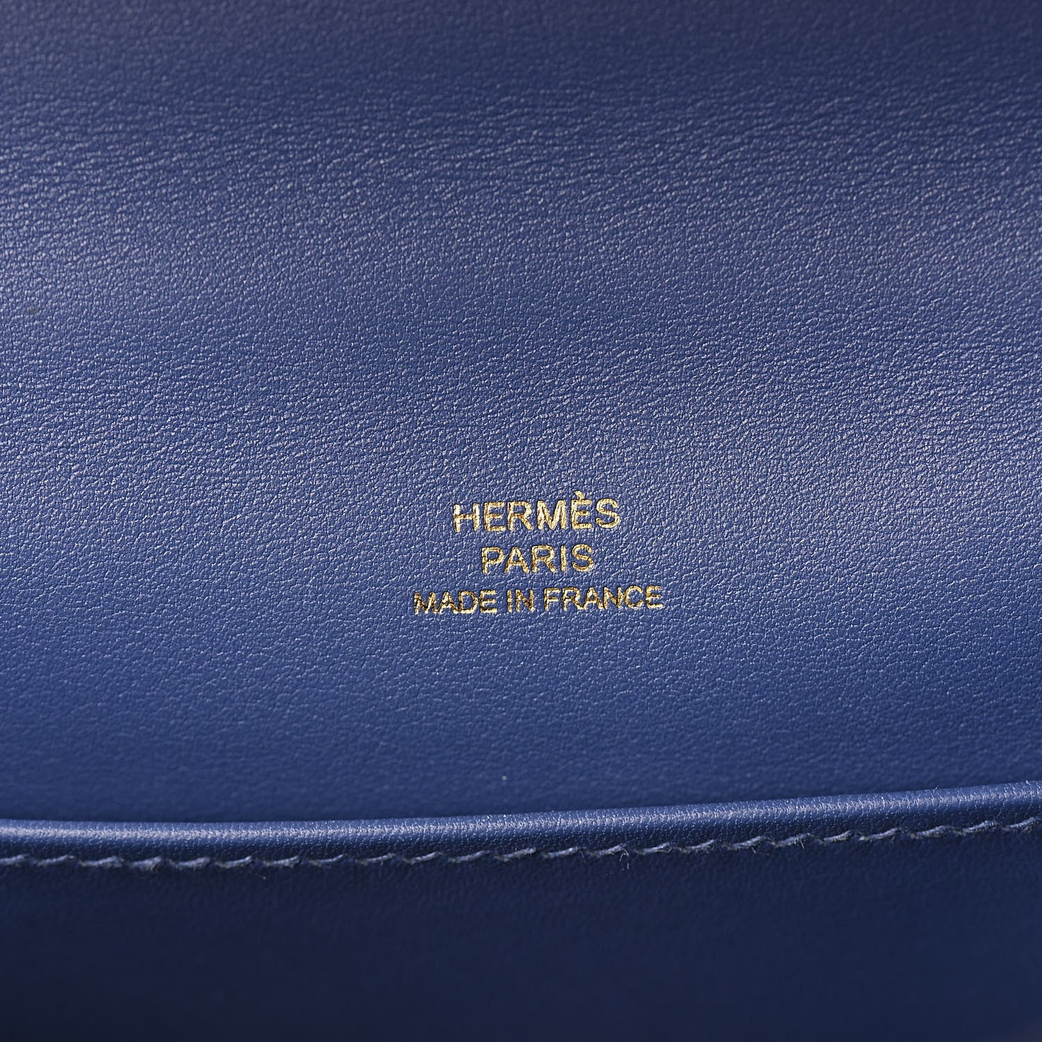 Hermes Swift Kelly Pochette Clutch Bleu Brighton 6 of 31