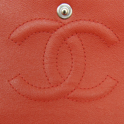 Chanel Lambskin Medium Double Flap Red 12C 9 of 12