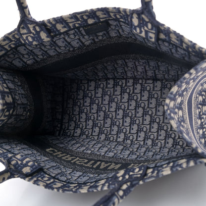 Christian Dior Oblique Medium Book Tote Blue Multicolor 4 of 4