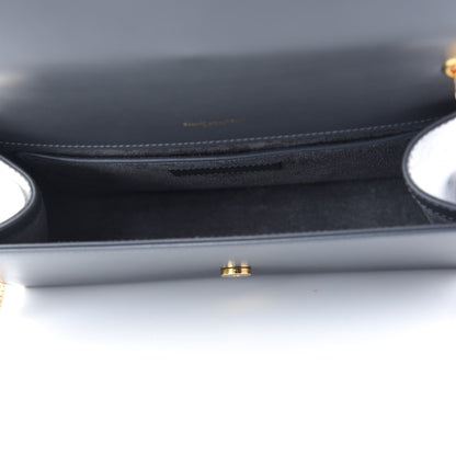 Saint Laurent SAINT LAURENT Smooth Calfskin Medium Classic Monogram Kate Tassel Satchel Grey 5 of 8