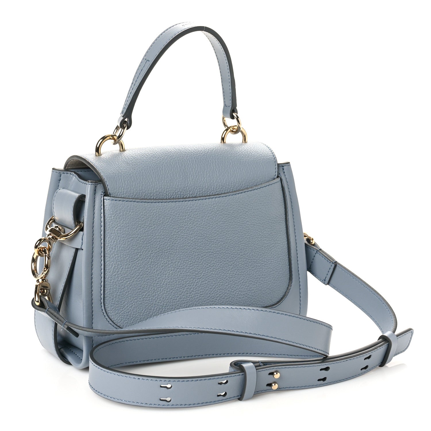 Chloe Calfskin Mini Tess Day Bag Storm Blue 3 of 8
