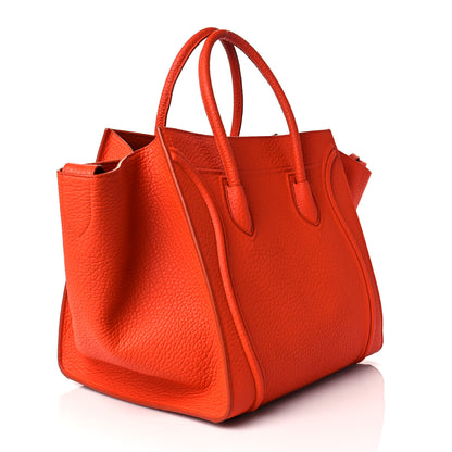 Celine Bullhide Calfskin Medium Phantom Luggage Burnt Orange 3 of 10