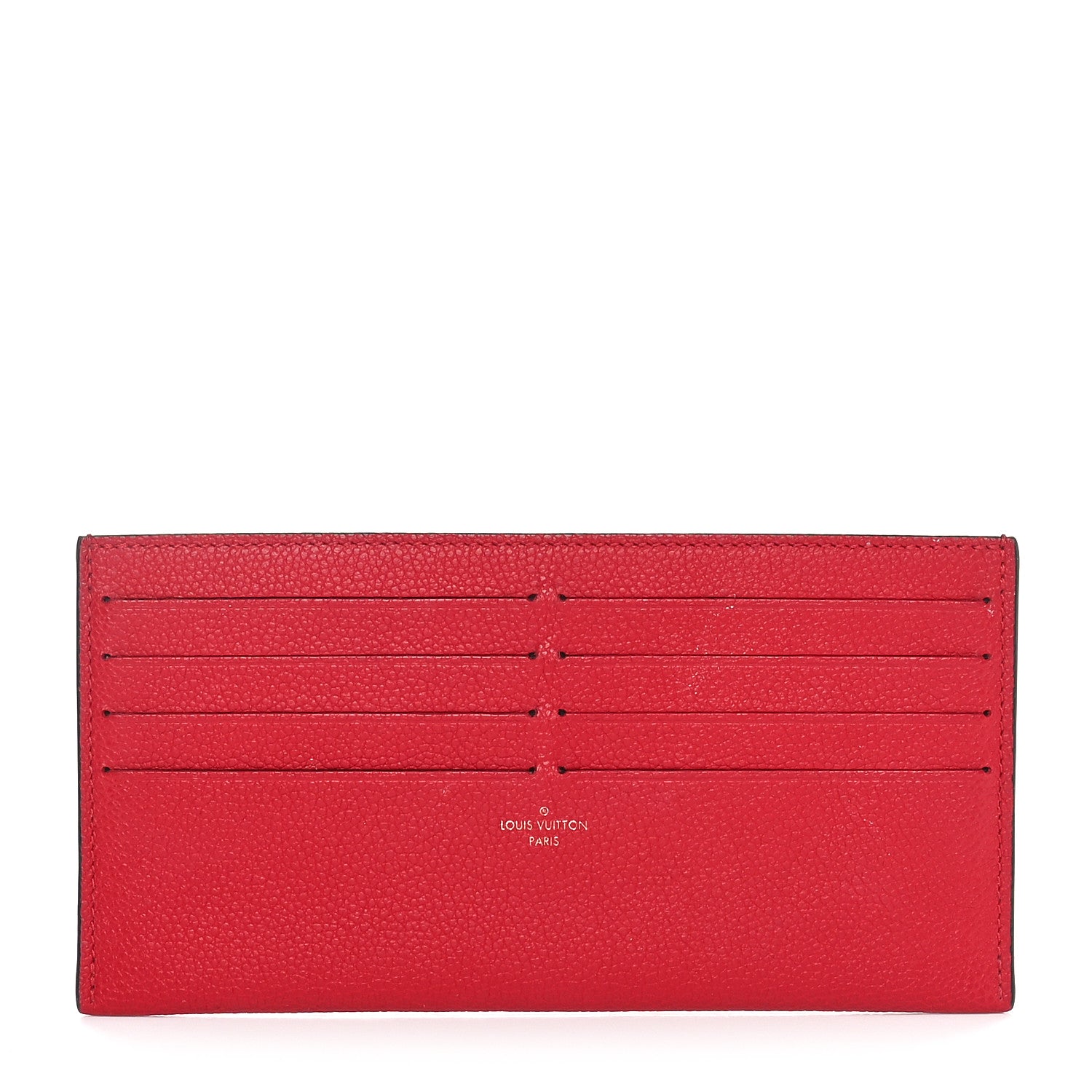 Louis Vuitton Calfskin Felicie Card Holder Insert Cherry 1 of 6