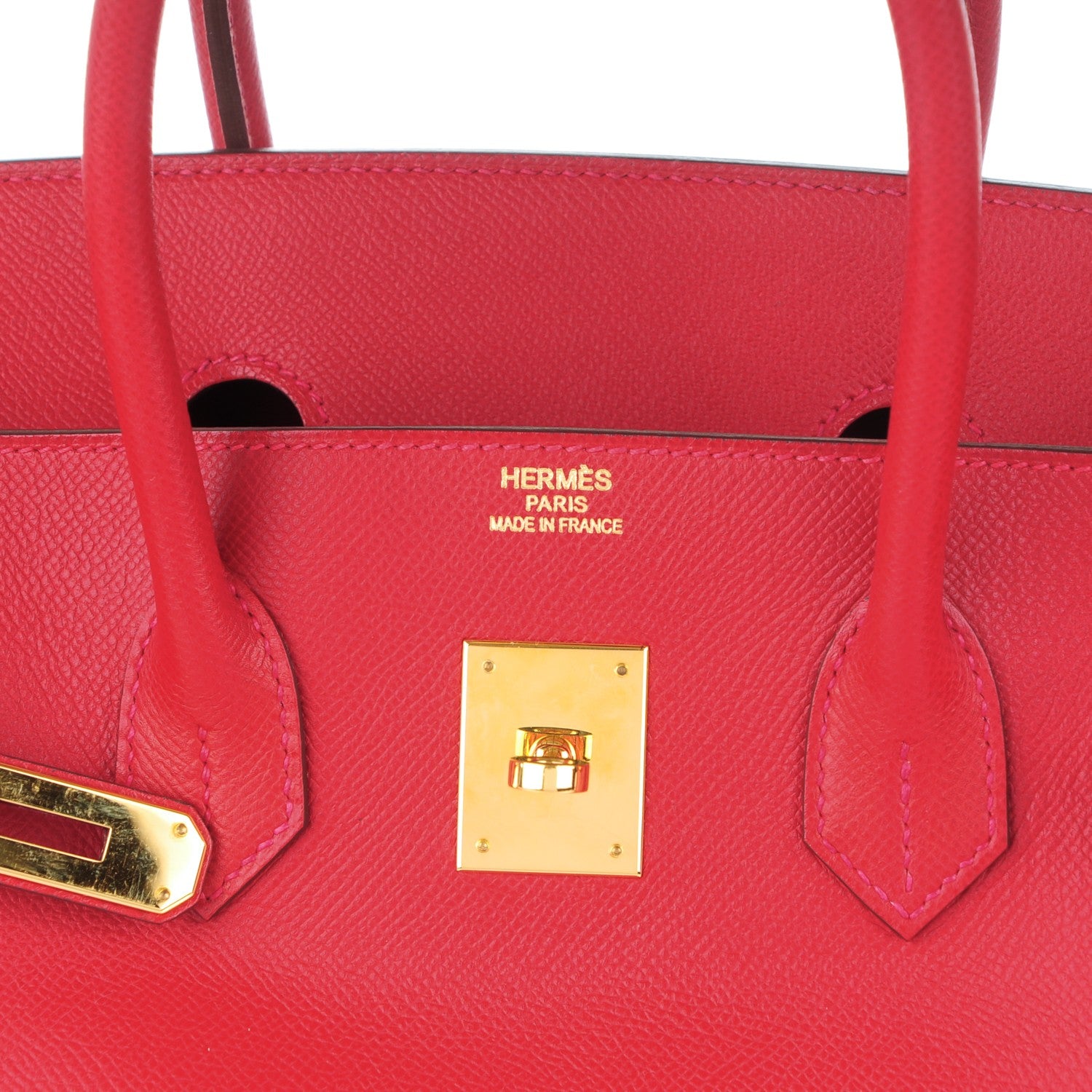 Hermes Epsom Birkin 35 Rouge Casaque 9 of 26