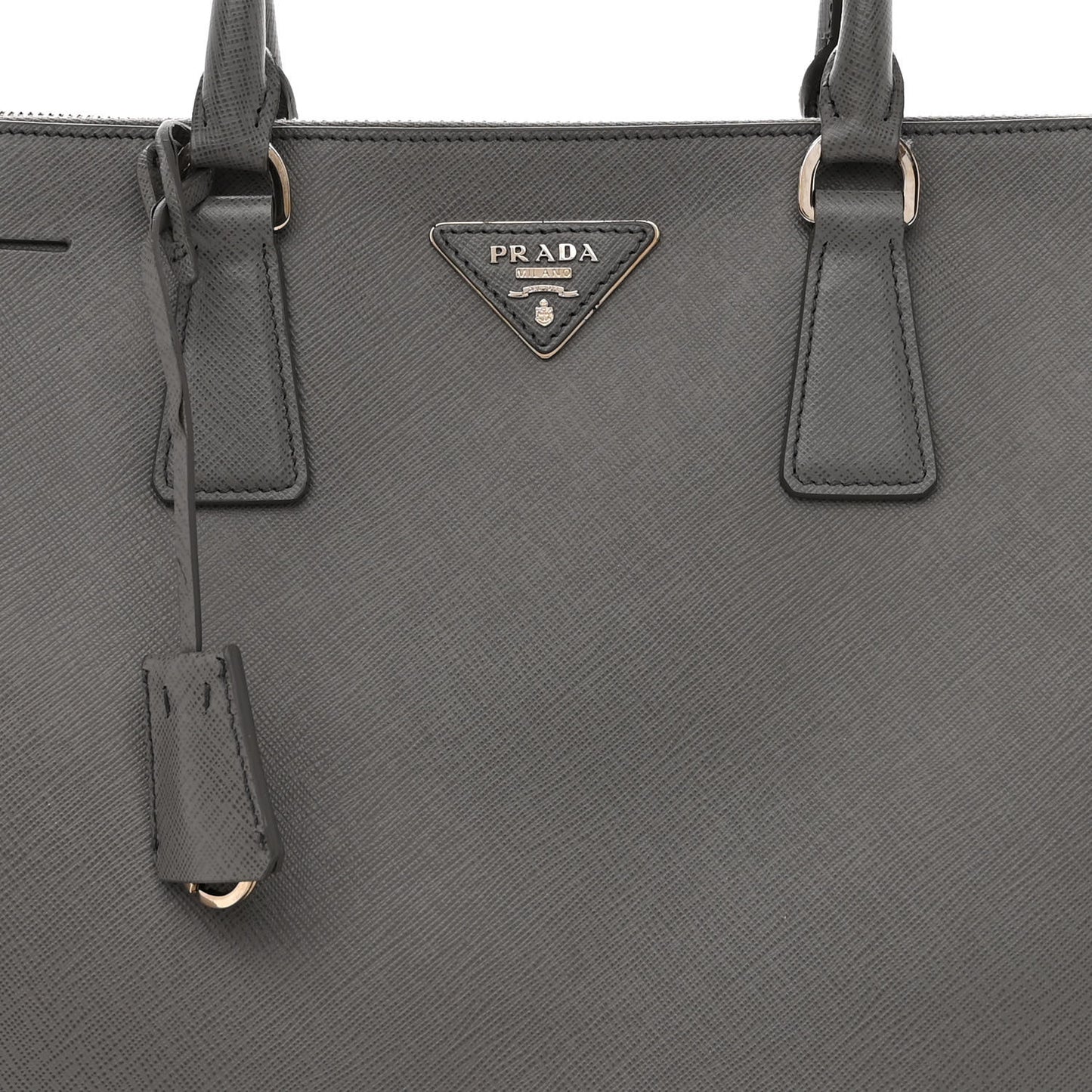 Saffiano Lux Large Galleria Double Zip Tote Marmo