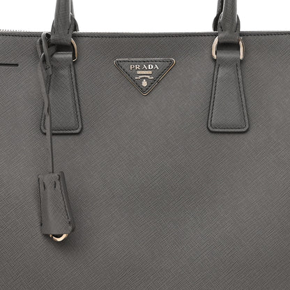 Prada Saffiano Lux Large Galleria Double Zip Tote Marmo 8 of 11