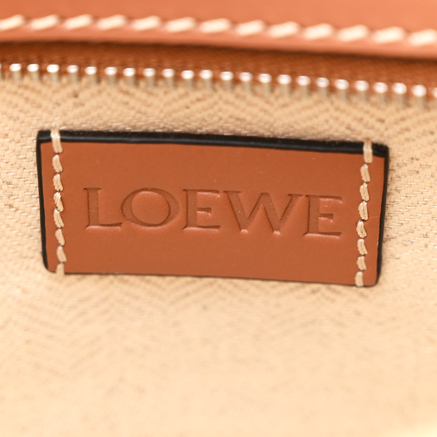 Loewe Raffia Calfskin Paulas Ibiza Ruffle Pochette Bag Natural Yellow Tan 6 of 10