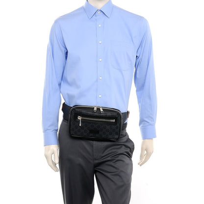 Gucci Soft GG Supreme Monogram Web Belt Bag Black Grey 2 of 8