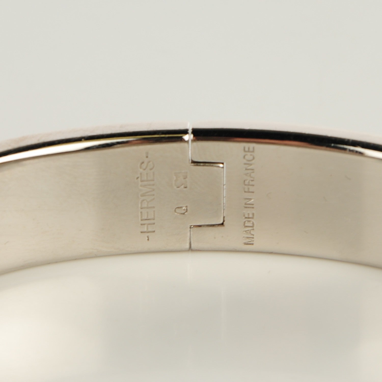 Hermes Enamel Narrow Clic Clac H Bracelet PM White 4 of 6