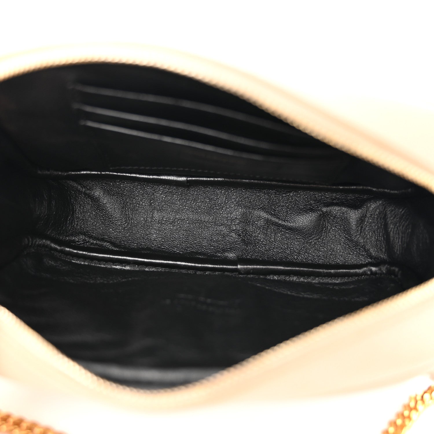 Saint Laurent Grain De Poudre Matelasse Monogram Mini Lou Camera Bag Dark Beige 5 of 12