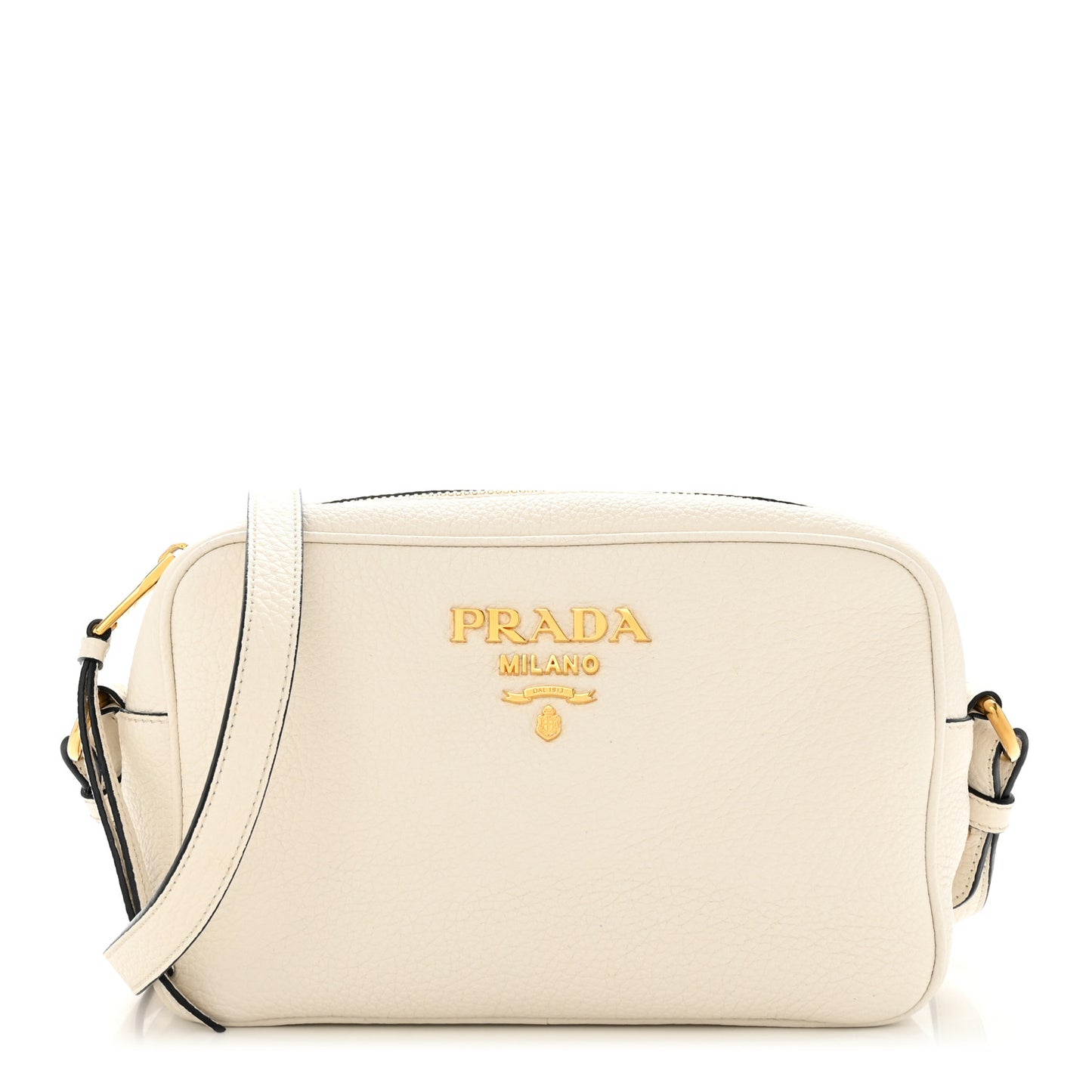 Vitello Phenix Camera Bag Bianco
