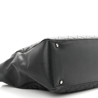 Chanel Caviar Quilted Large CC Box Shopping Tote Black 9 of 18