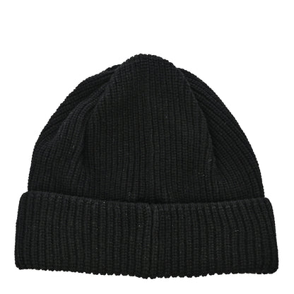 Chanel Cashmere Logo Beanie Hat Black White 2 of 7