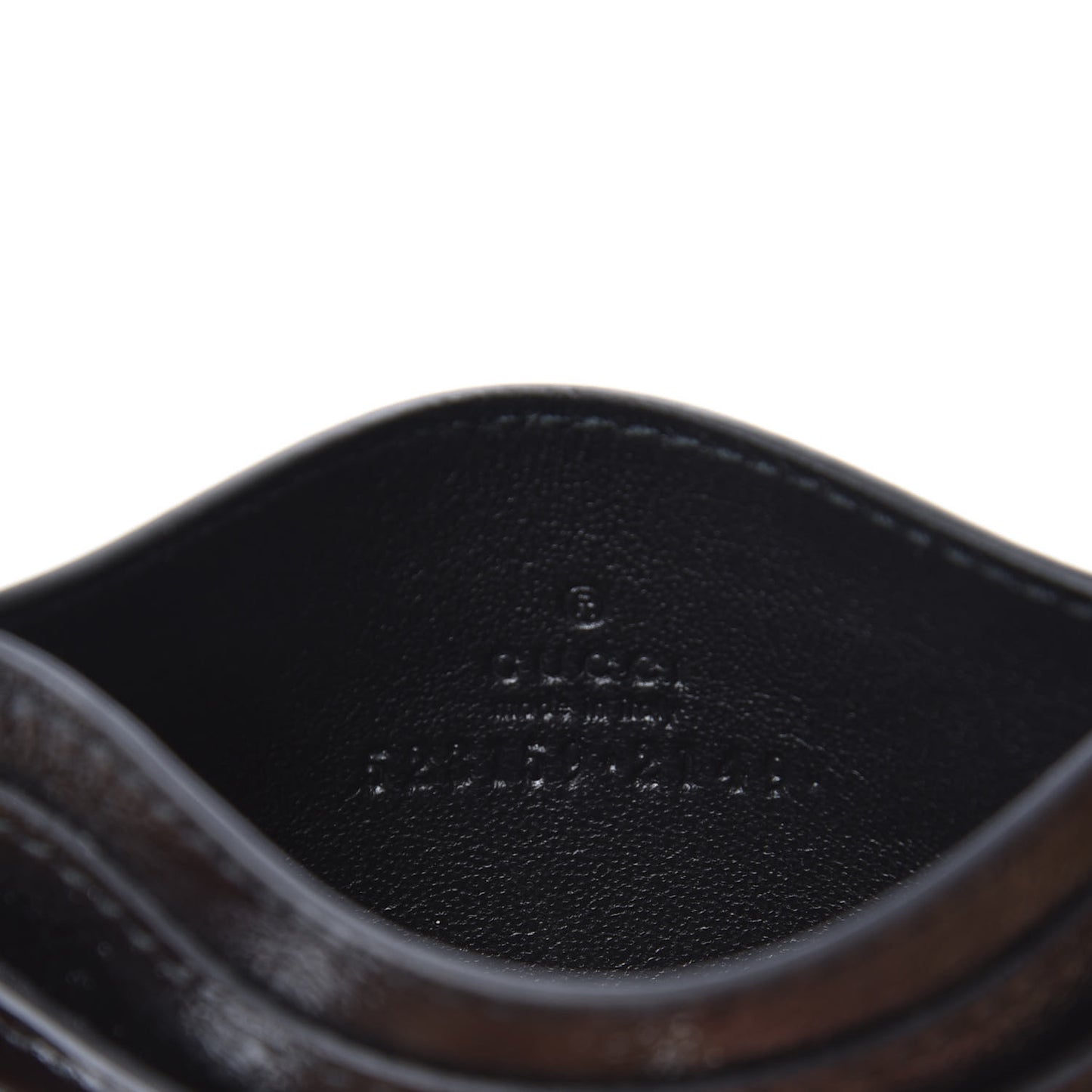 Suede Patent Ophidia Card Holder Hibiscus Red Black