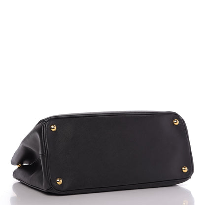 Prada Saffiano Medium Galleria Double Zip Tote Black 5 of 13