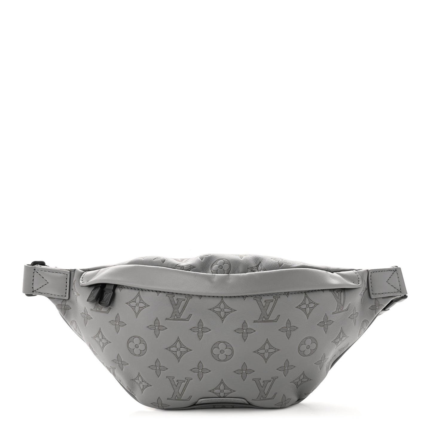 Calfskin Monogram Shadow Discovery Bumbag PM Gray
