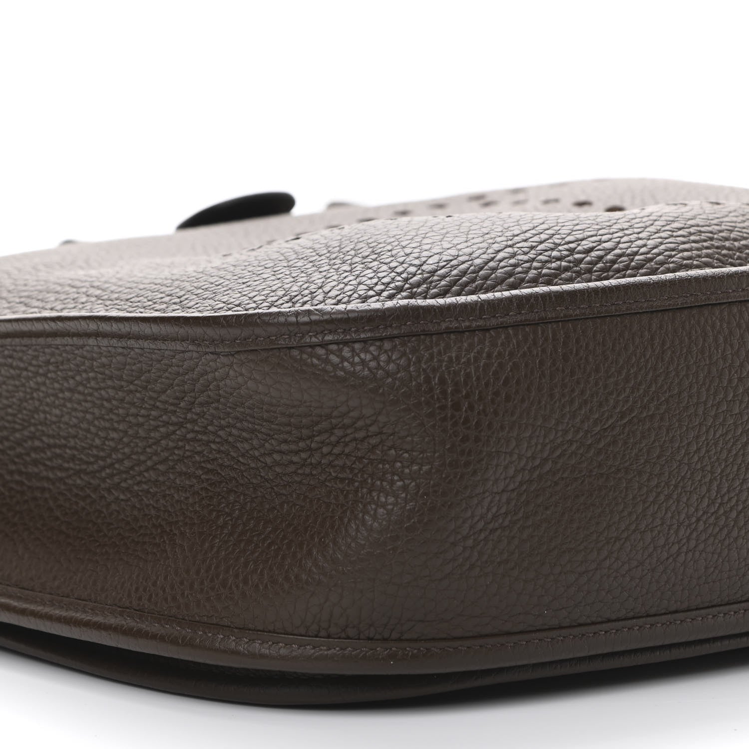 Hermes Taurillon Clemence Evelyne III GM Chocolate 10 of 11
