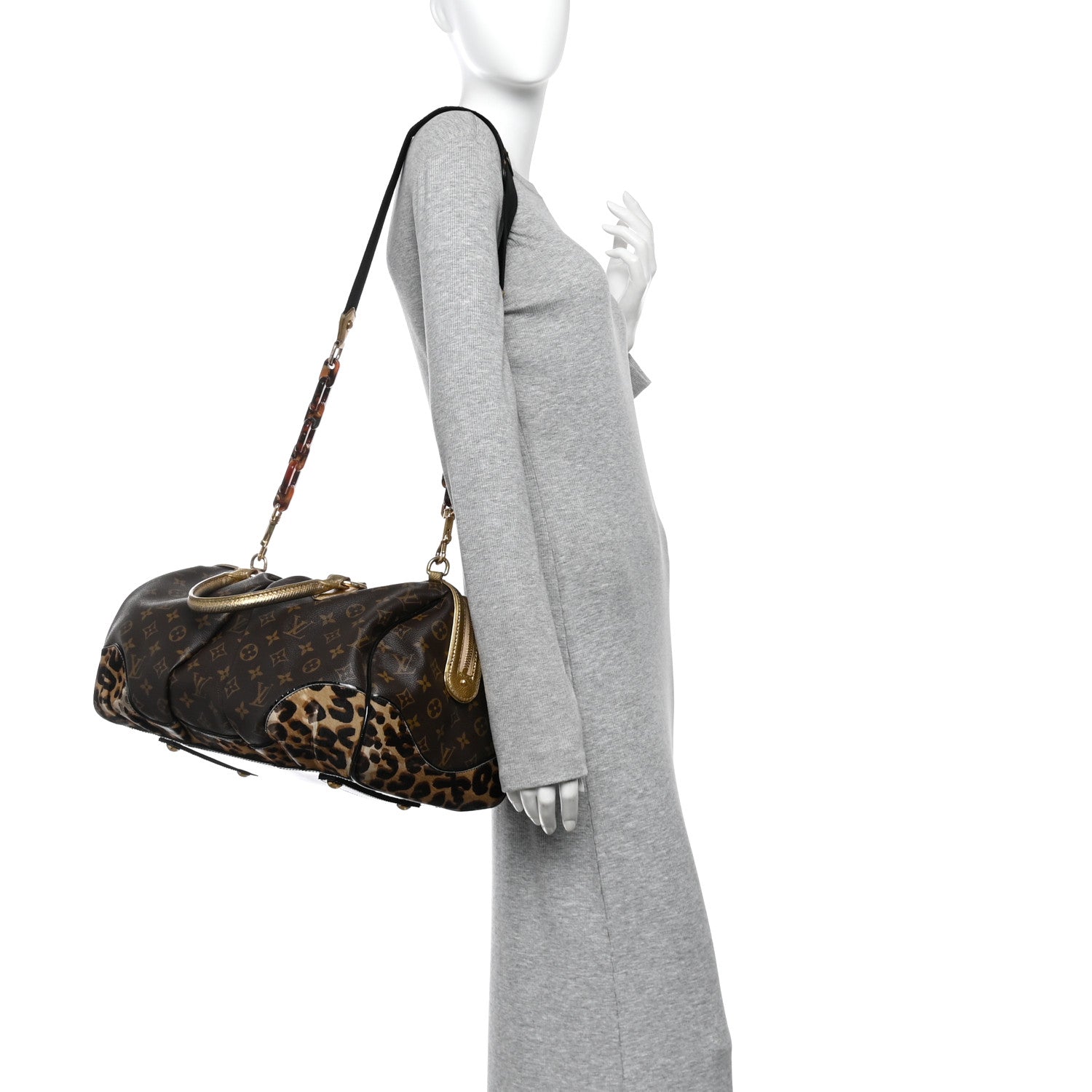 Louis Vuitton Monogram Leopard Stephen Bag 2 of 11