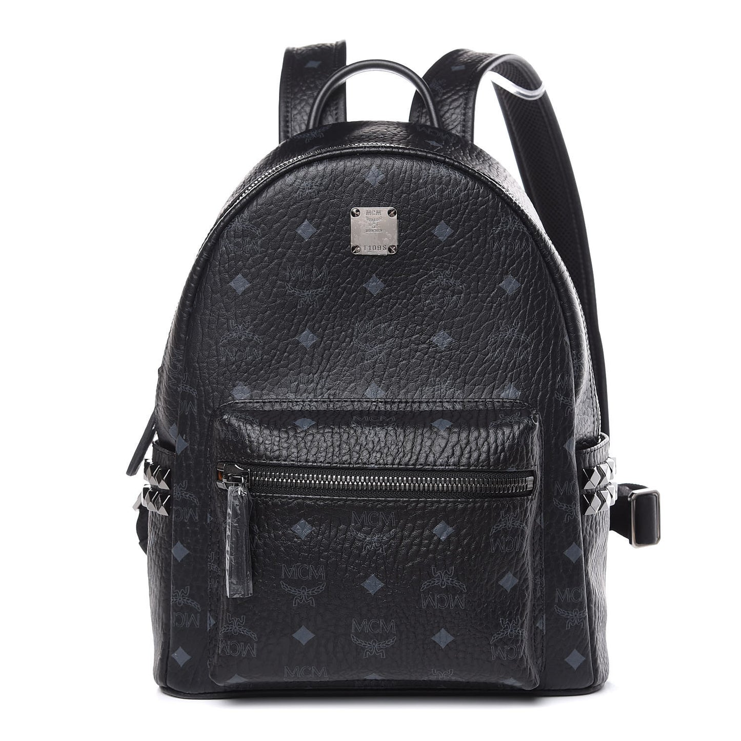 Visetos Small Side Stud Stark Backpack Black