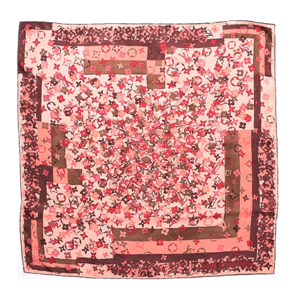 Louis Vuitton Silk Monogram Arty Square Scarf Pale Pink 1 of 4