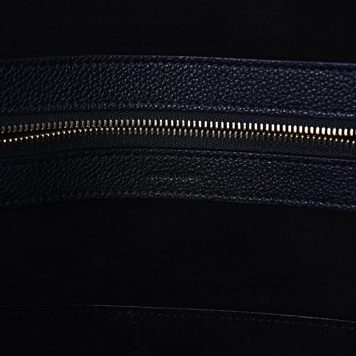 Soft Grained Calfskin Small Belt Cabas Phantom Black