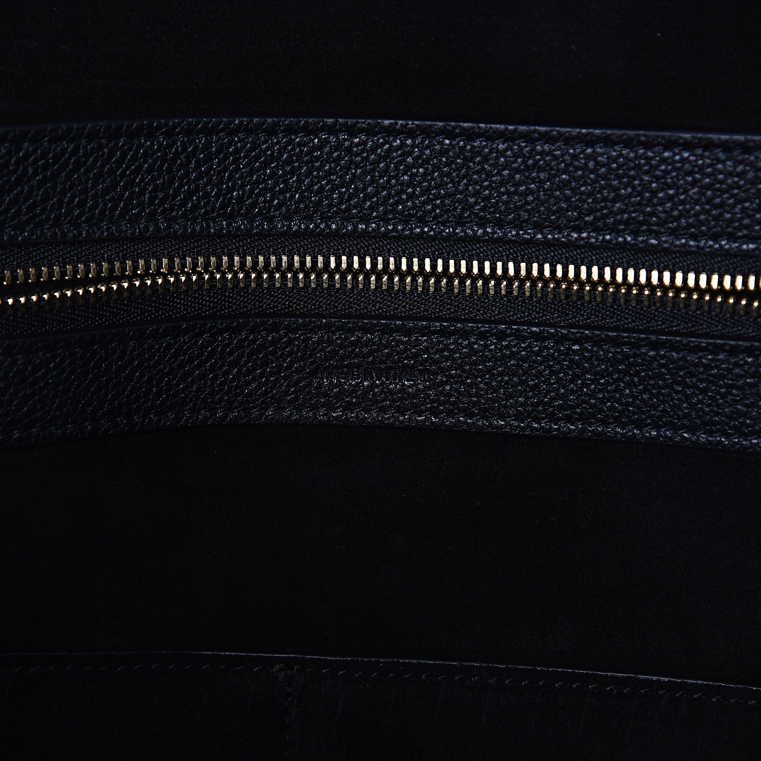Celine Soft Grained Calfskin Small Belt Cabas Phantom Black 5 of 8