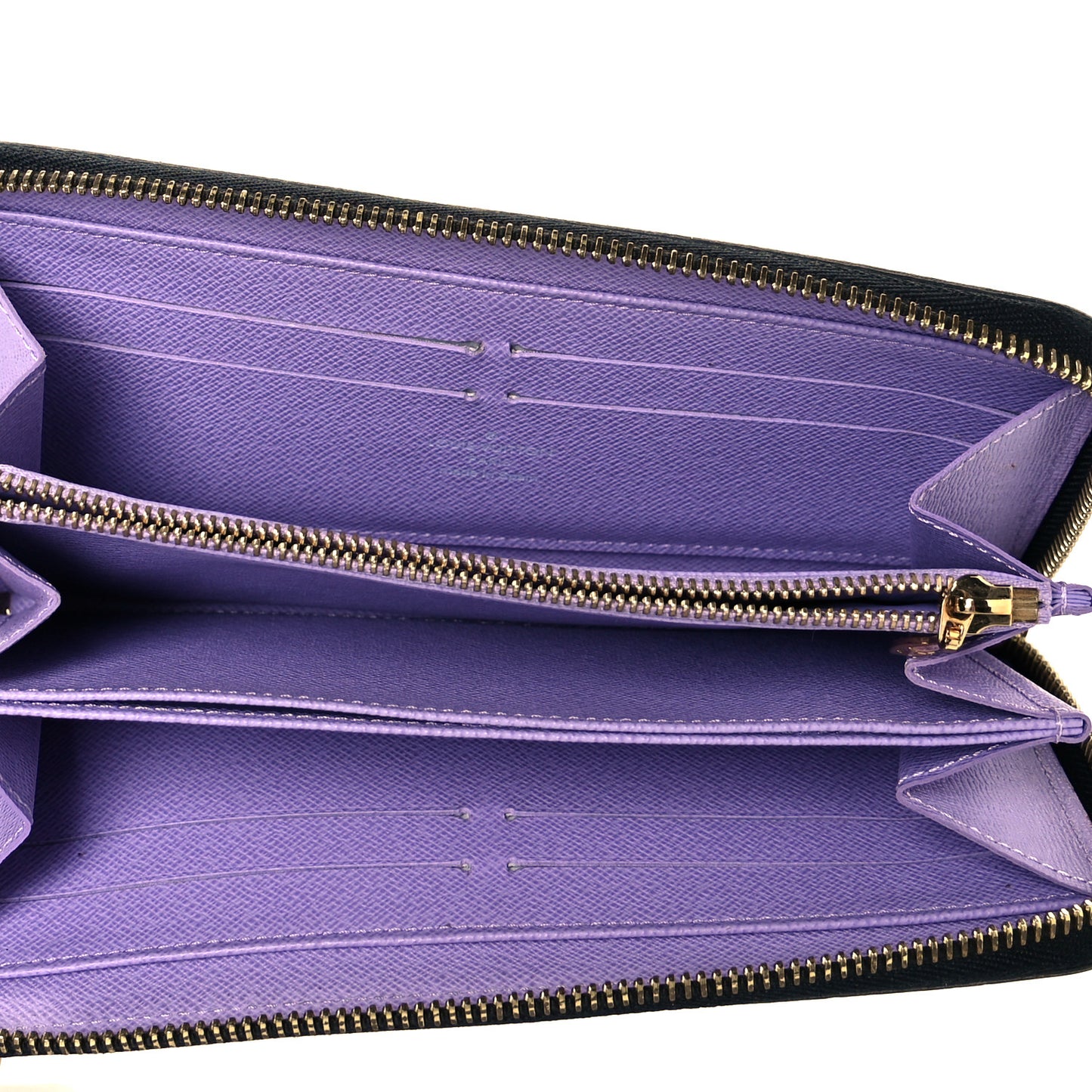 Monogram Multicolor Zippy Wallet Black Violet