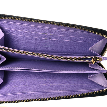 Louis Vuitton Monogram Multicolor Zippy Wallet Black Violet 5 of 8