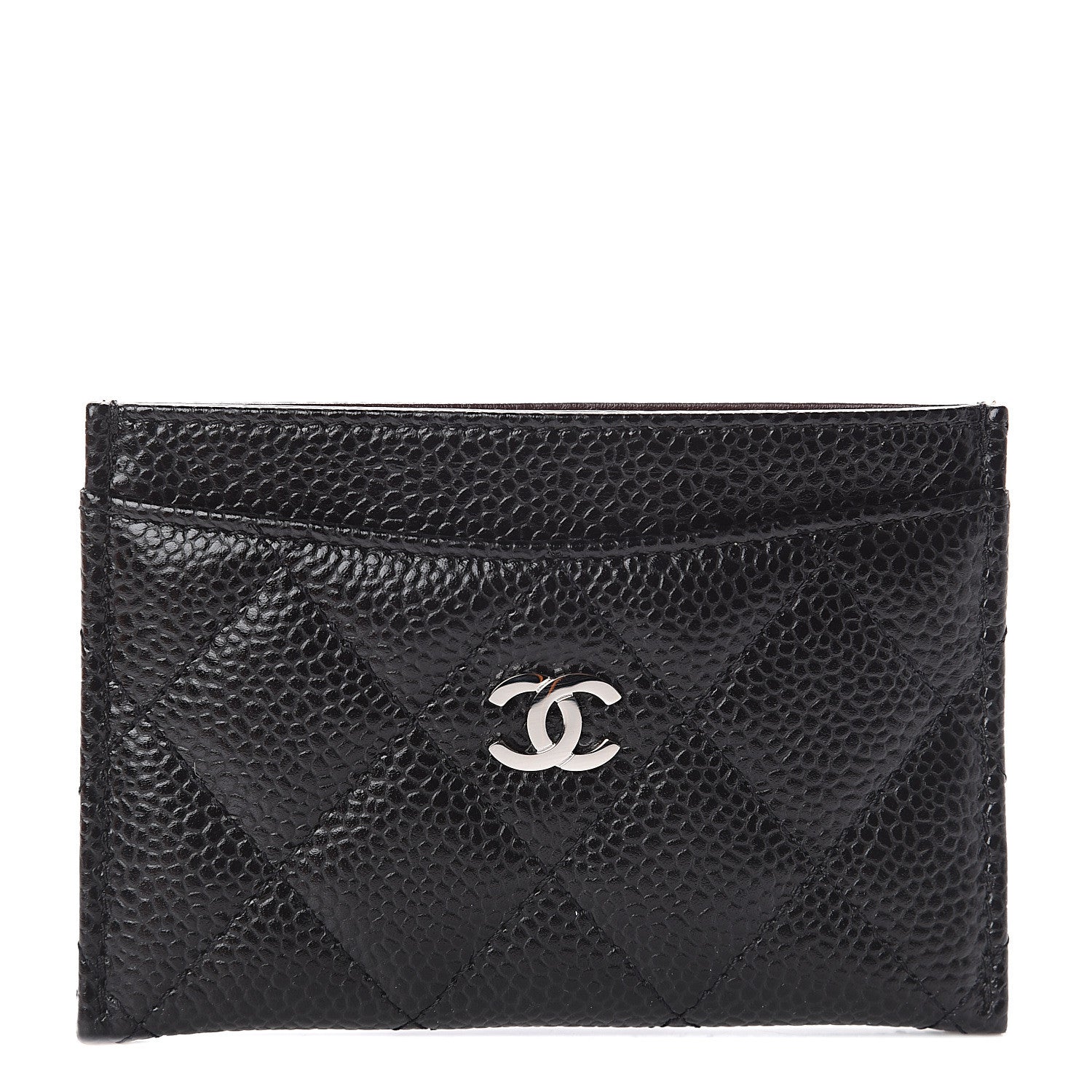 Chanel Caviar Quilted Card Holder Black 1 of 7