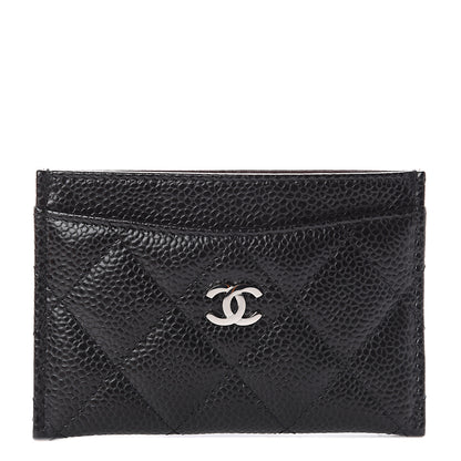 Chanel Caviar Quilted Card Holder Black 1 of 7