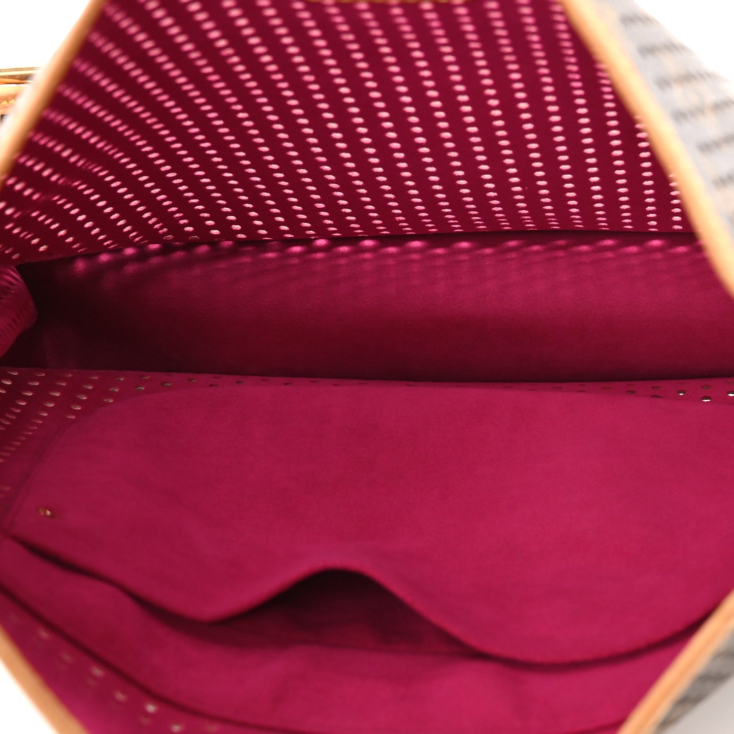 Monogram Perforated Musette Fuchsia