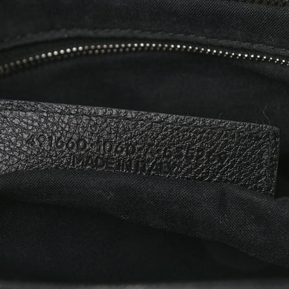 Balenciaga Calfskin Logo Small Shopping Black 9 of 12