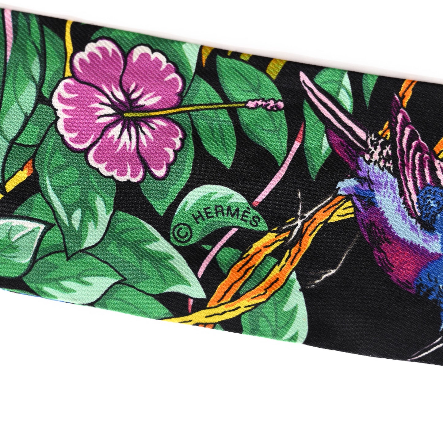 Silk Jungle Love Love Twilly Black Vert Rose Vif