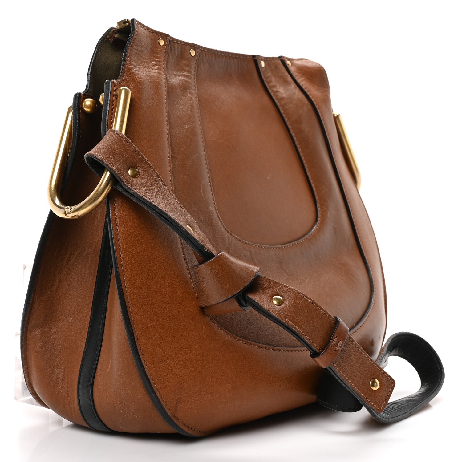 Chloe Calfskin Small Hayley Hobo Tan 3 of 9