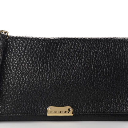 Burberry Signature Grain Medium Mildenhall Crossbody Bag Black 9 of 9