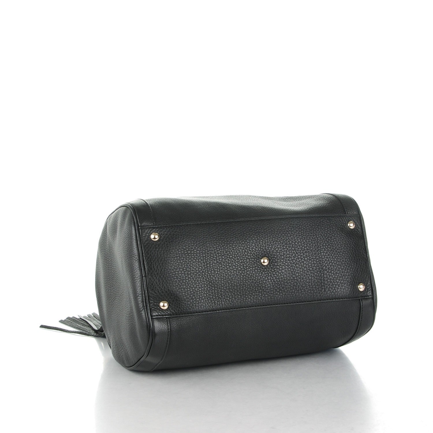 Gucci Pebbled Calfskin Medium Soho Boston Black 4 of 7