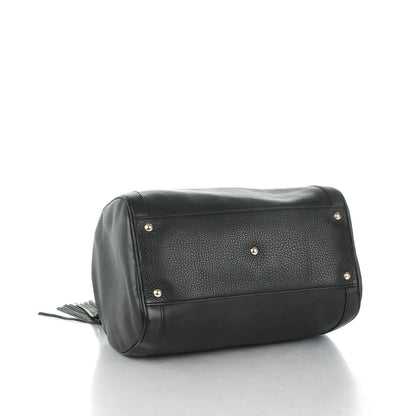 Gucci Pebbled Calfskin Medium Soho Boston Black 4 of 7
