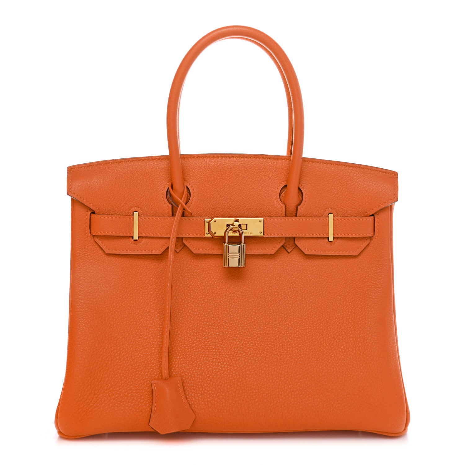 Hermes Togo Birkin 30 Orange 1 of 10