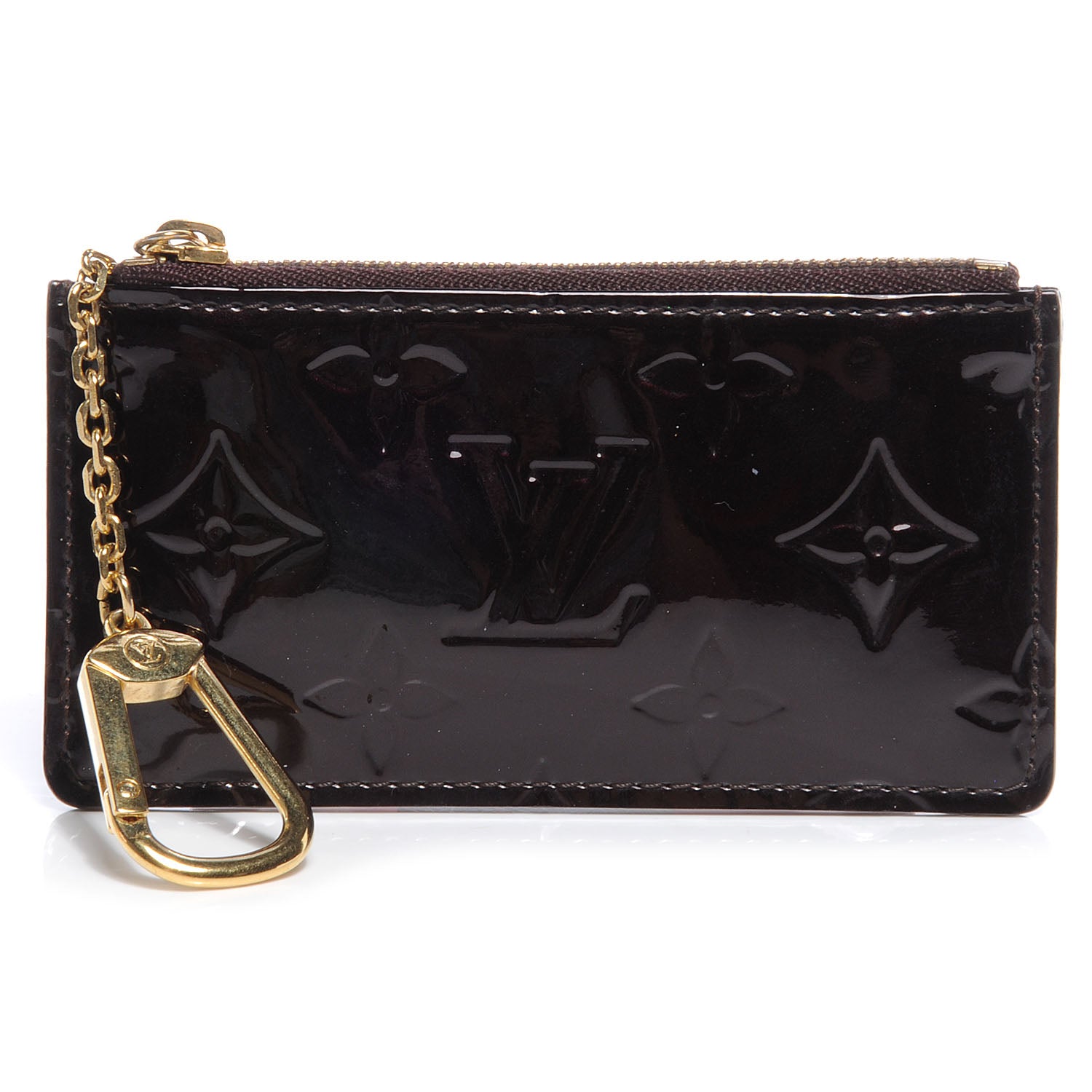 Louis Vuitton Vernis Pochette Key Pouch Amarante 1 of 7