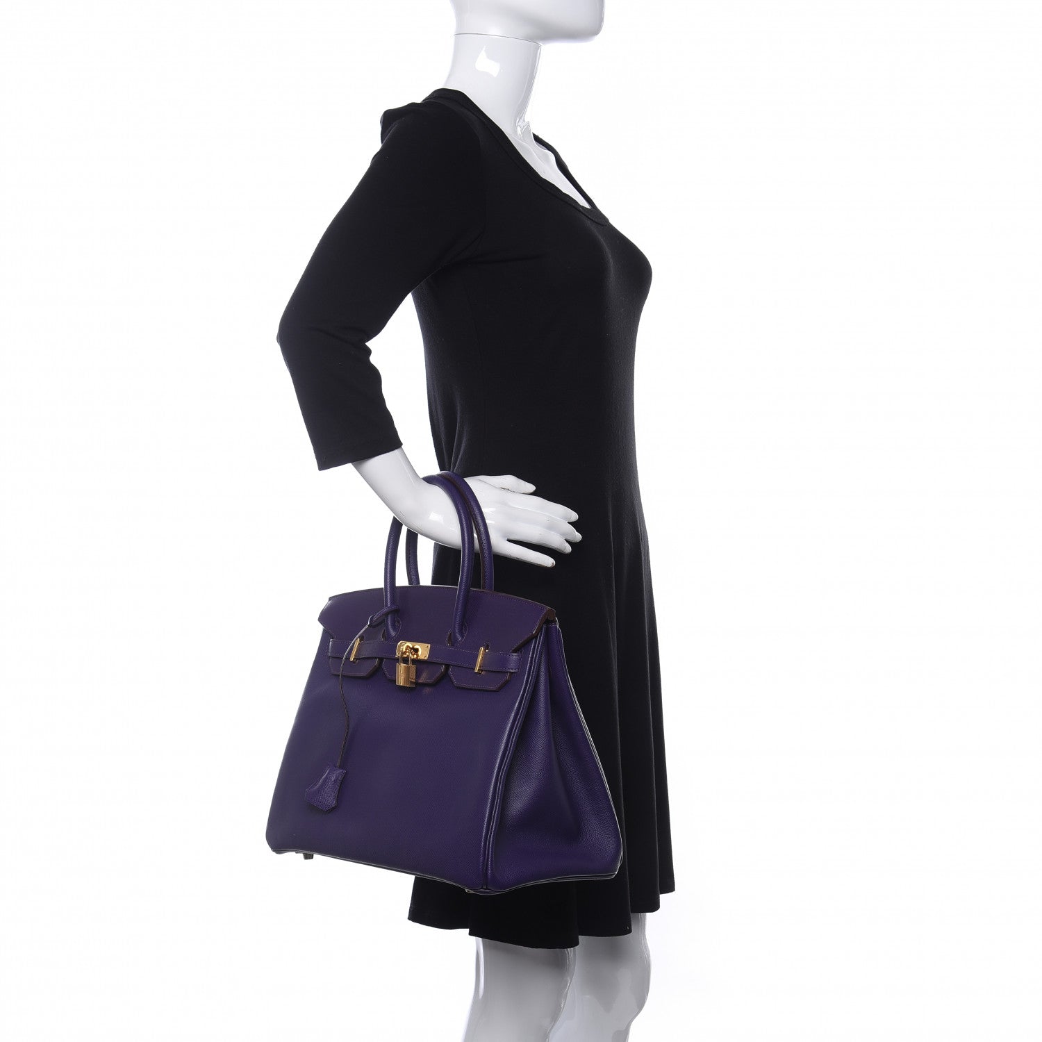 Hermes Epsom Birkin 35 Iris 2 of 10