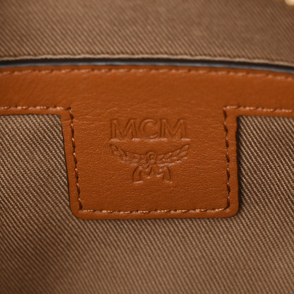 MCM Visetos Camera Crossbody Bag Cognac 6 of 10